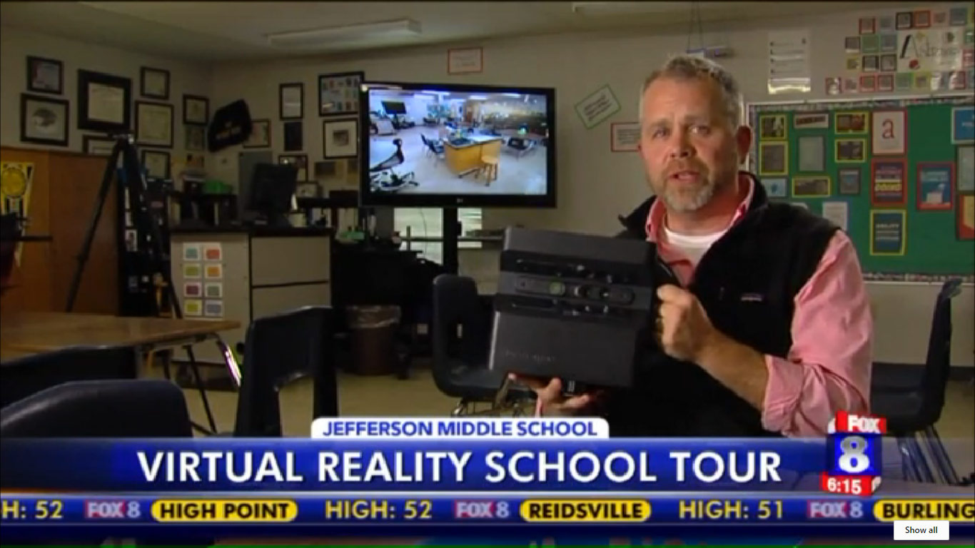 Looking Glass Featured On Fox News Jefferson Middle School Gets Into Virtual Reality Looking Glass Xr Services